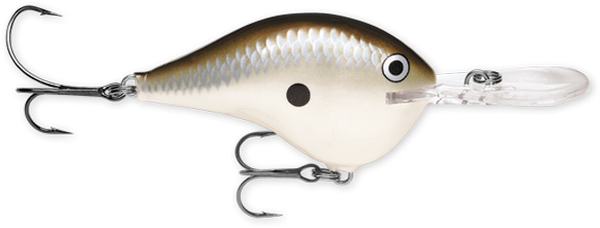 Rapala DT Series 10' 3/5oz 2.25in Pearl Grey Shiner