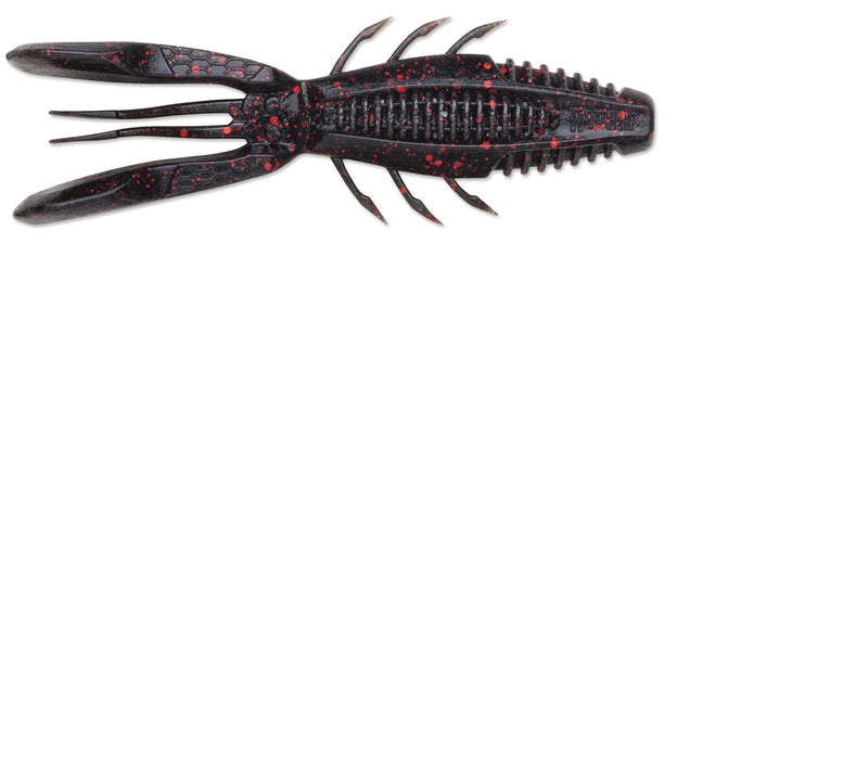 Rapala CrushCity Bronco Bug 4in 6ct Black Red Flake