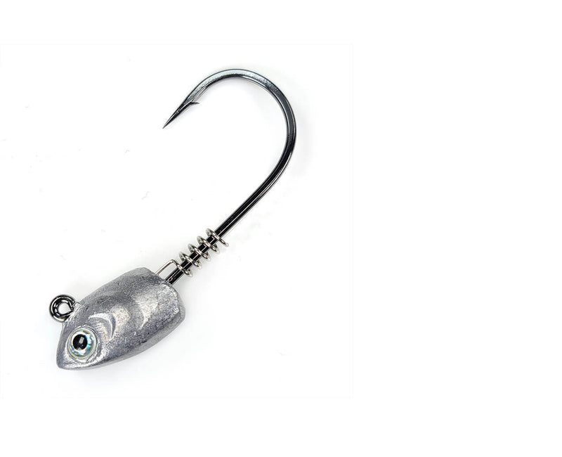 Gamakatsu Swim Bait Head w/spring 4/0-3/16oz 3ct