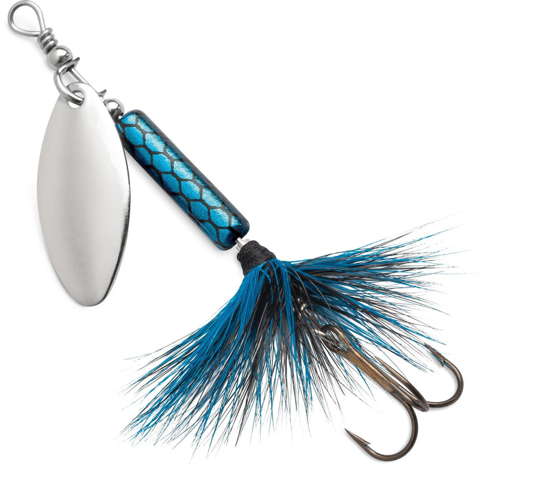 Blue Fox Whip Tail 1/4oz Size 2 Black Blue