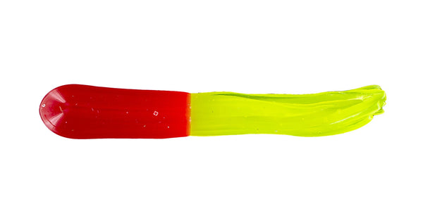 Big Bite Crappie Tubes 1.5in 10ct Red/Chartreuse