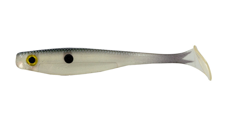 Big Bite Suicide Shad 5in 4ct Pearl Shad