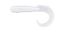 Big Bite Curl Tail Grub 2in 10ct White