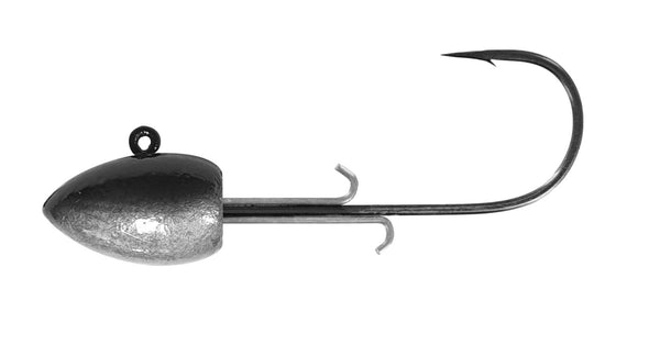 Big Bite Swimmer Head 3/16 4ct Black Back