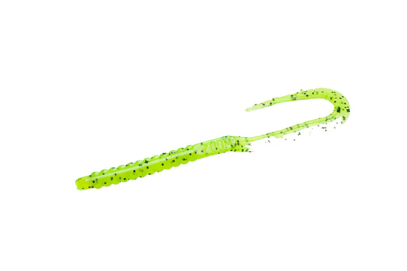 Zoom U-Tail 6in 20/bag Chartreuse Pepper