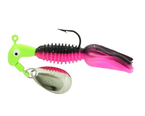 Blakemore Crappie Tamer 1/8oz 2ct Chart/Black/Pink