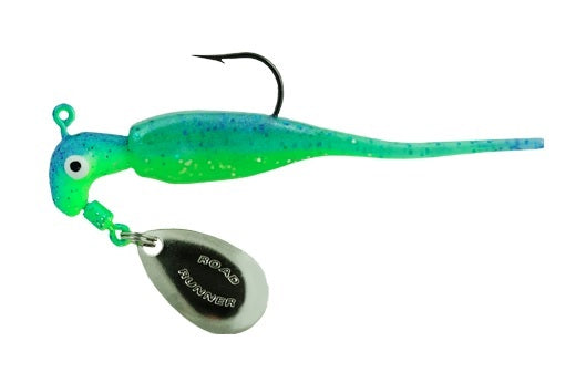 Blakemore Slab Runner w/Baby Shad 1/8oz #2 Blue Grass