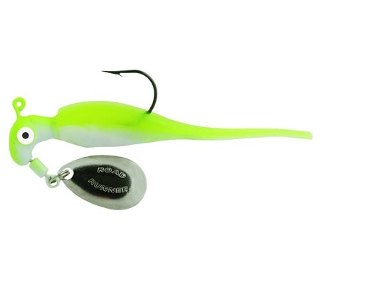 Blakemore Slab Runner w/Baby Shad 1/8oz #2 Bone White Chart