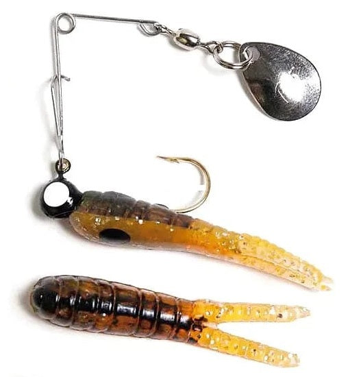 Betts Spin 1/16 Value Pack Split Tail Orange Craw Glitter