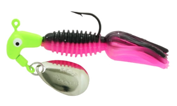 Blakemore Crappie Tamer 1/16oz 2ct Chart/Black/Pink