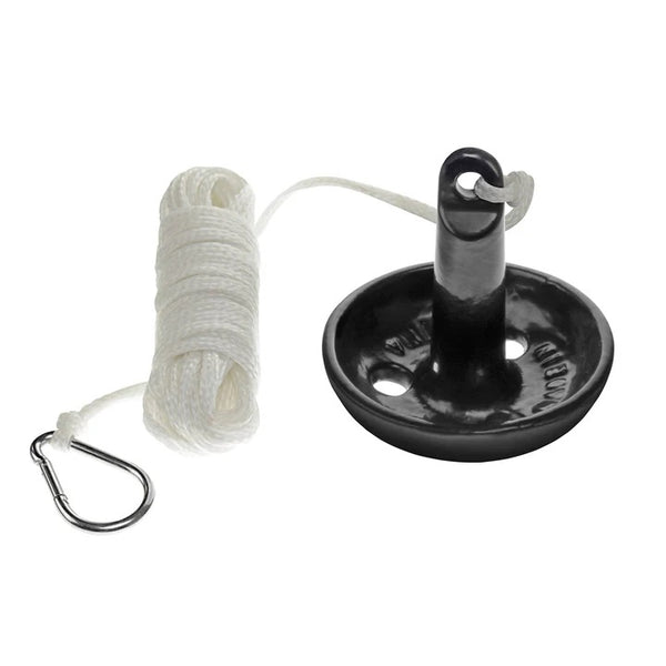 TH Marine Mushroom Anchor Kit- 10Lb Coated Anchor- 5/16in X 50ft Pp Anchor Line With Hook