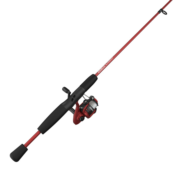 Zebco Slingshot Open Stock Spinning Combo Red 6ft 2pc ML