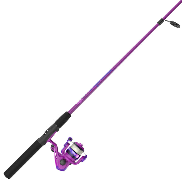 Zebco Splash Junior Spinning Combo Girls Pink 4ft 2pc Flatboard