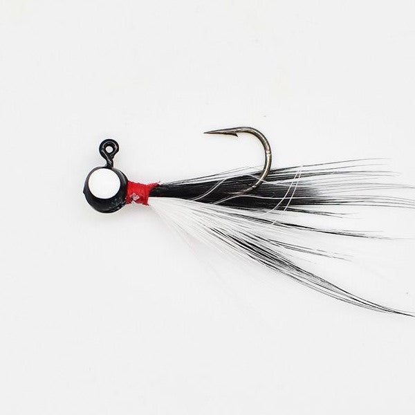 Leland Pop Eye Jig 1/16 2ct Black/White-Black