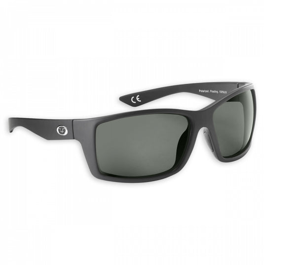 Flying Fisherman Rafter Floating Sunglasses Matte Black Smoke