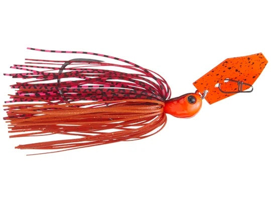 Z-MAN Chatterbait Jack Hammer 1/2oz Fire Orange-Org Blade