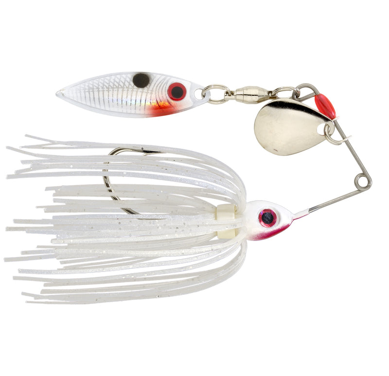 Mini-King Red Eyed Spinnerbait / White