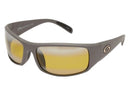 Strike King Sunglass S11 Optics Okeechobee Matte Grey Bi-Gradient Yellow inSpotlightin Lens