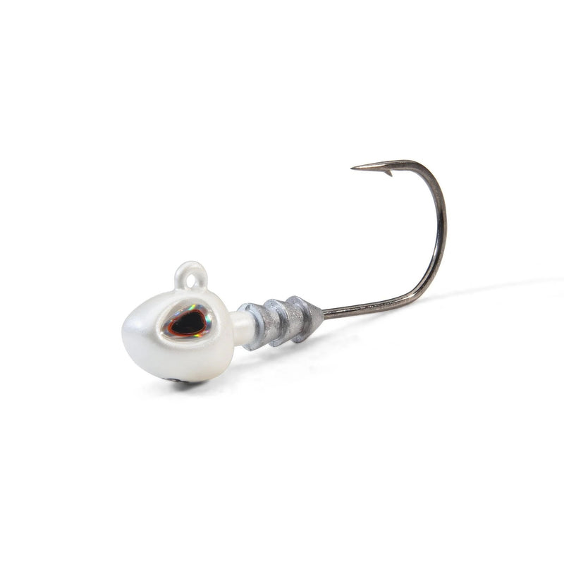 Berkley Fusion 19 Hybrid Jig Head 1/8oz 1/0 4ct Pearl White