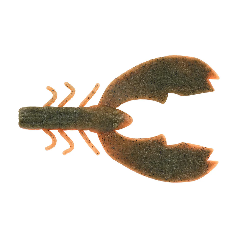 Berkley PowerBait® MaxScent Chigger Craw 4in Yummy Craw 7ct