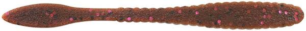 Berkley PowerBait® MaxScent Flat Worm 3.6in Cinnamon Purple 10ct