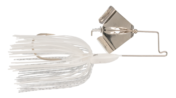 Buckeye Buzzerk Buzzbait 3/8 White Nickle Blade