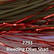 Do-It Flash Series Skirts 5ct Bleeding Olive Shad