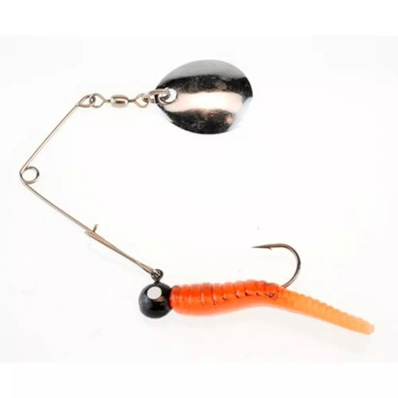 Johnson Beetle Spin®1/4oz Fire Orange Crawfish