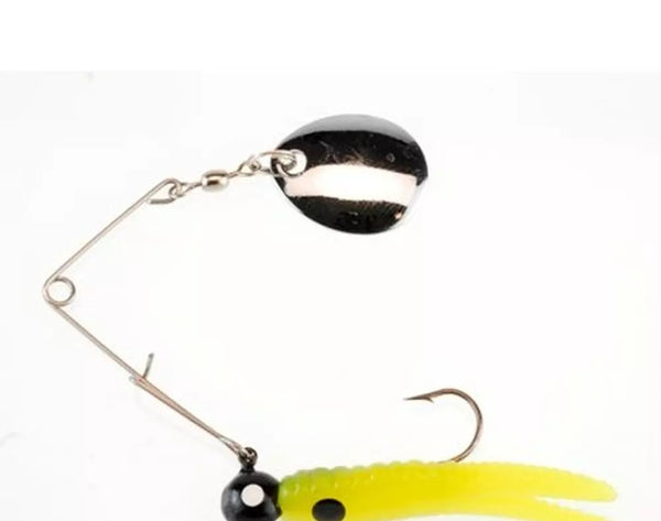 Johnson Beetle Spin®1/4oz Chartreuse/Black Spots