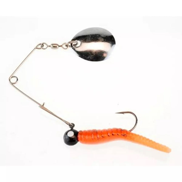 Johnson Beetle Spin®1/8oz Fire Orange Crawfish