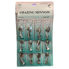 FJ Neil Amazing Minnow Spinners 1/4oz Silver/Blue 12/cd