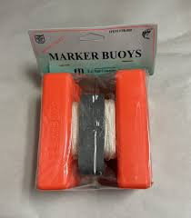 FJ Neil Marker Bouy H-Type Bright Red 75' Cord 6oz lead 2pk