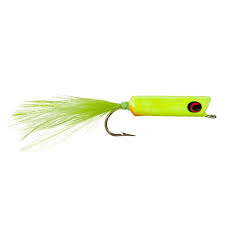 FJ Neil Striper Popper Chartreuse