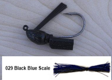 Lunker Lure Monster Grass Jig 3/4oz Blk/Blue