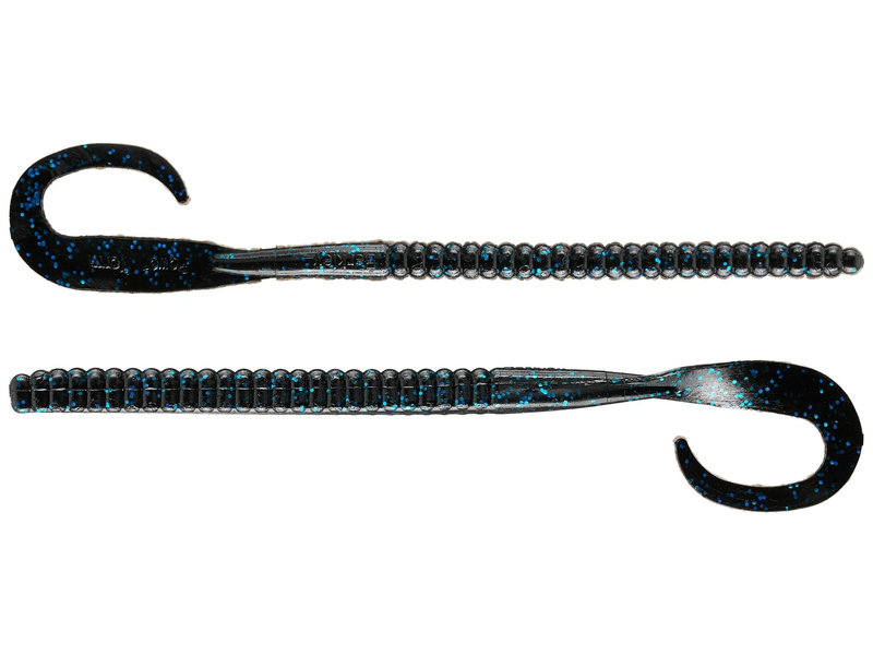 Berkley PowerBait® Power Worms® 12in Black/BlueFlake 5ct