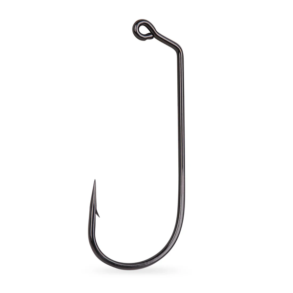 Mustad Jig Hook 60-Round Black 50ct Size 3/0