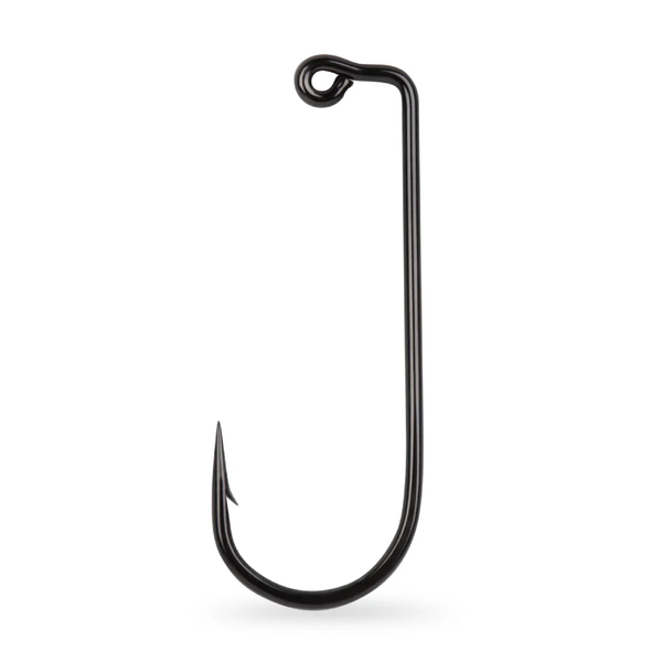 Mustad Jig Hook Round Bend Black Nickle Heavy Wire 50ct Size 6/0