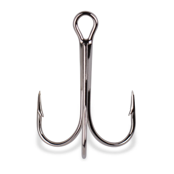 Mustad Treble Hook Nickle 25ct Size 10