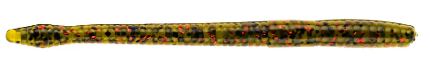 NetBaitBF Finesse Worm 4.75in Wtrmelon/Rd 20ct