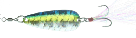 Nichols Mojo Flutter Spoon Bombshell Shad 1/2oz