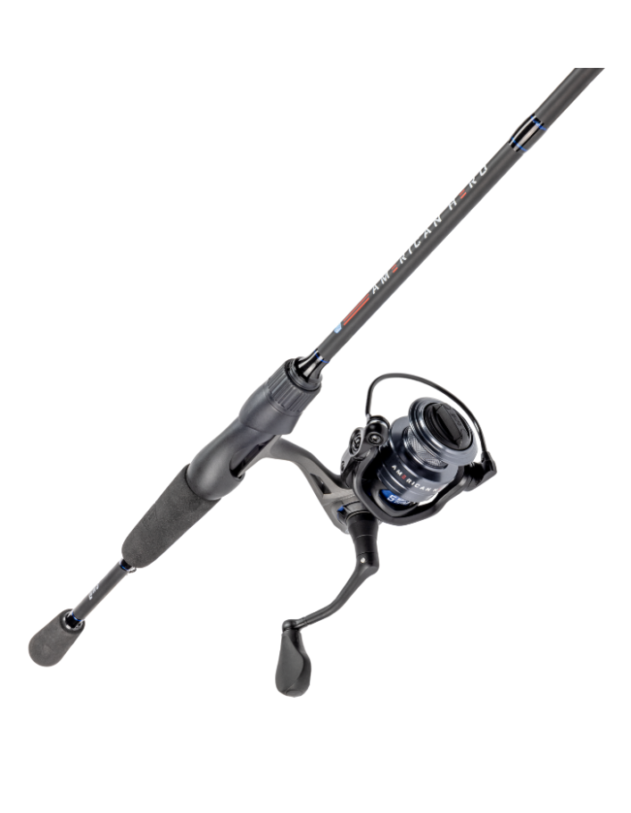 Lew's American Hero 6'6" Medium/Fast Spinning Combo 2-piece<br><br>