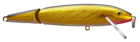 Rebel Jointed Minnow 1.75" Gold/Black