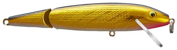 Rebel Jointed Minnow 3.5" Gold/Black