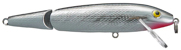 Rebel Jointed Minnow 3.5" Silver/Black