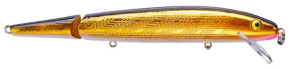 Rebel Jointed Minnow 4.5" Gold/Black