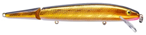 Rebel Jointed Minnow 4.5" Gold/Black