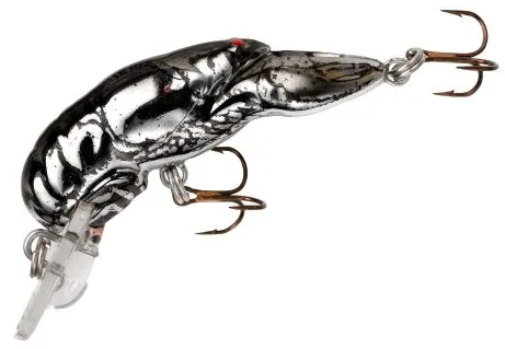 Rebel Teeny Wee Crawfish 1/10 Chrome Black Back