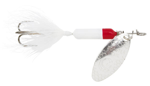 Yakima Rooster Tail 1/8 White Red Tip