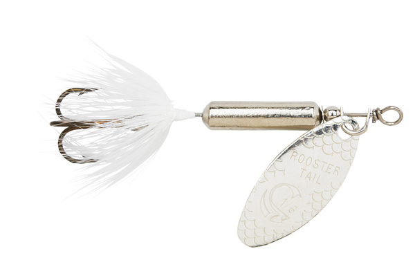 Yakima Rooster Tail 3/8 Chrome White