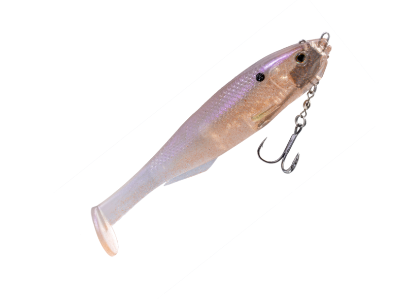 Strike King Final Copy  Soft Body  Swimbait 6"   1.5oz Crystal  Shad